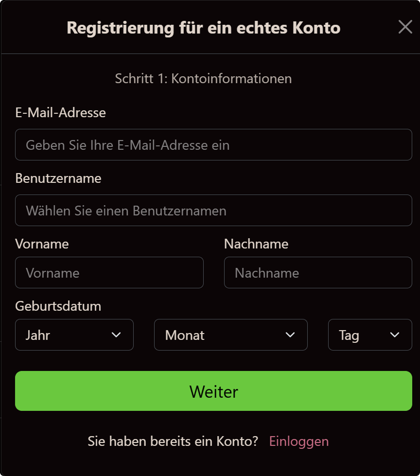 crazy-luck casino registrierung konto